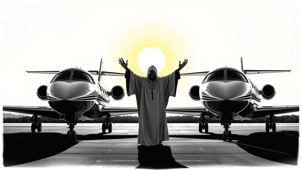 Pastor Blesses Private Jet; Second Pastor Flown In On Separate Jet To Bless The Blessing